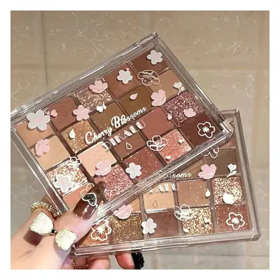 Crème à paillettes multichrome, ombre à paupières, palette de maquillage coréenne imperméable po