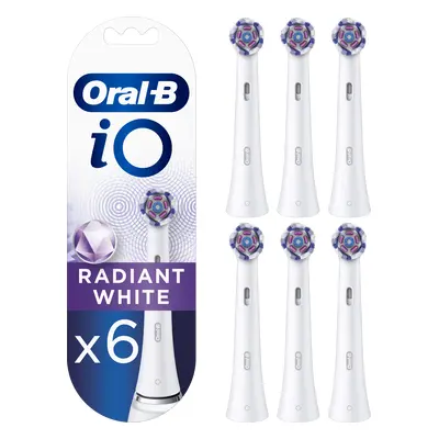 Oral-B iO - 6 brossettes Radiant White - 18 mois