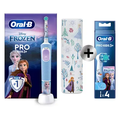 Oral-B Vitality Reine des neiges Kids Brosse à dents électrique + 4 brossettes