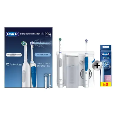 Oral-B Pro2 Brosse à dents électrique et Hydropulseur de santé + 8 brossettes