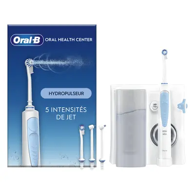 Oral-B Oral Health Center Hydropulseur : Fil Dentaire À L’eau, 2 Canules Oxyjet, 2 Canules Water