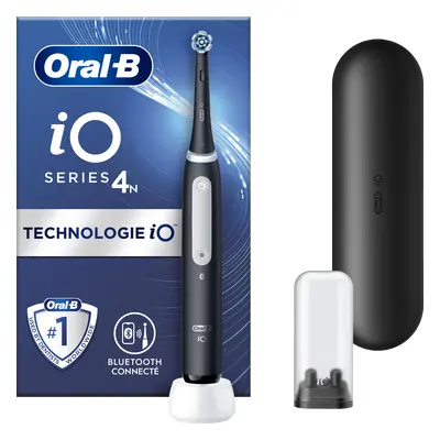 Oral-B iO 4 Noire Brosse à dents électrique avec brossette