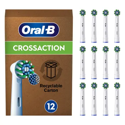 Oral-B Pro - 12 brossettes Cross Action Blanches - 36 mois