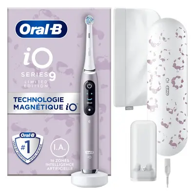 Oral-B iO 9 Oral-B iO 9 Brosse À Dents Électrique Édition Limitée Rose Quartz, 1 Brossette, 1 Ét