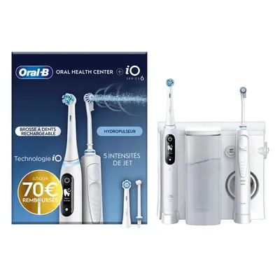 Oral-B iO6 Brosse à dents électrique et Hydropulseur de santé