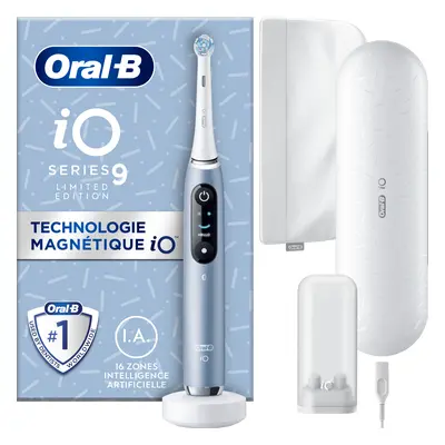 Oral-B iO 9 Oral-B iO 9 Brosse À Dents Électrique Édition Spéciale Bleue, 1 Brossette, 1 Étui De