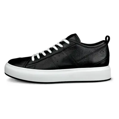 ECCO Street Ace M - Baskets en cuir pour homme - Noir - Size: 39 (UK 6)