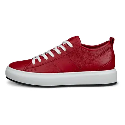 ECCO Street Ace W - Baskets en cuir pour femme - Rouge - Size: 38 (UK 5-5.5)