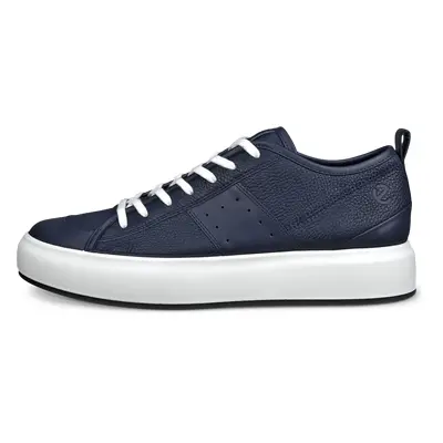 ECCO Street Ace M - Baskets en cuir pour homme - Bleu marine - Size: 42 (UK 8-8.5)