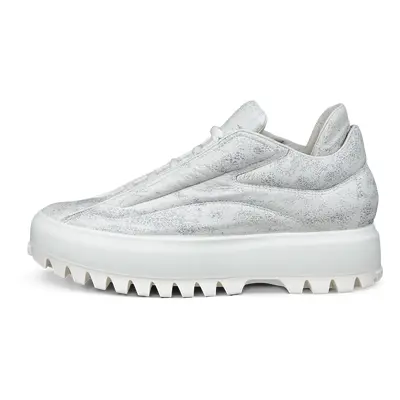 ECCO Street Ace RAL7000 M - Baskets en cuir pour homme - Blanc - Size: 39 (UK 6)