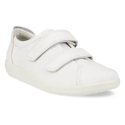 ECCO Soft 2.0 - Chaussures de marche en cuir pour femme - Blanc - Size: 35 (UK 2.5-3)