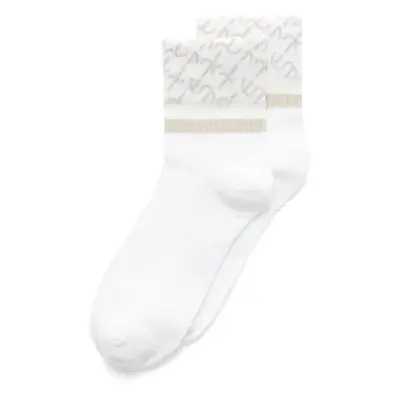 ECCO Vibe Wave Ankle-Cut - Chaussettes basses pour femme - Blanc - Size: 35-38 (UK 2.5-5.5)