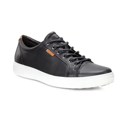 ECCO Soft 7 M - Baskets en cuir pour homme - Noir - Size: 39 (UK 6)