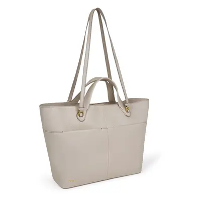 ECCO Tote - Sac cabas cuir - Beige - Size: 28X44X14,5 cm (UK 11.02x17.32x5.71 in)