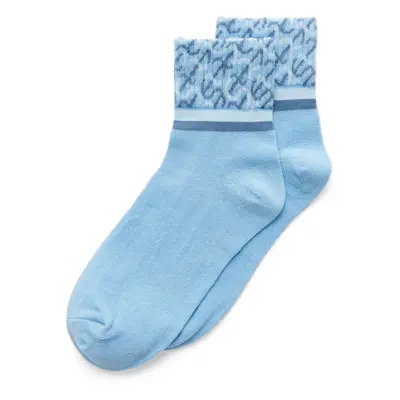 ECCO Vibe Wave Ankle-Cut - Chaussettes basses pour femme - Bleu - Size: 35-38 (UK 2.5-5.5)