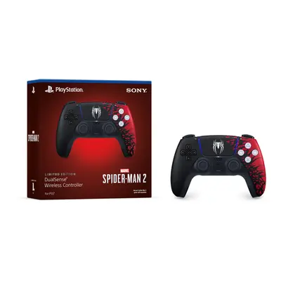 Manette Dualsense Marvel's Spider-Man 2 Limited Edition Noir, Rouge Bluetooth Analogique/Numériq