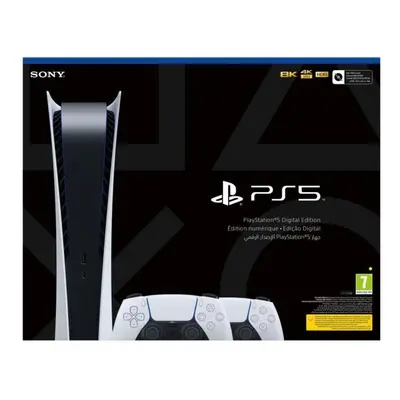 Pack PS5 & Manette Dualsense Blanche - Console de jeux Playstation 5 (Digitale) - Excellent état