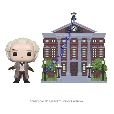 FUNKO Pop Town: Bttf- Doc W/Clock Tower - Neuf