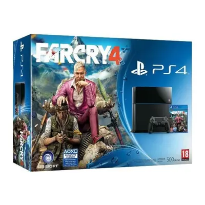 Console PS4 500 Go Noire + Far cry 4 - Très bon état