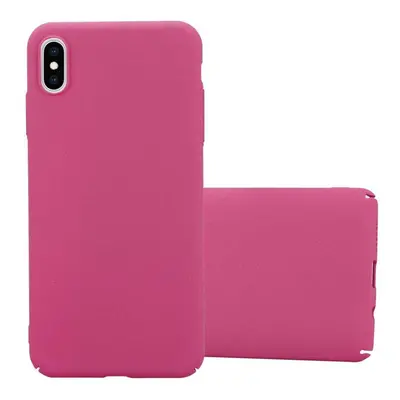 Coque pour Apple iPhone XS MAX en FROSTY ROSE VIF Hard Case Housse de protection Étui à l'aspect