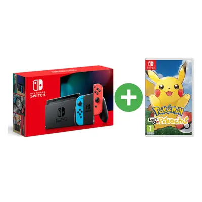 Switch & Pokémon Let's Go! Pikachu - Bundle Console de jeux portables 15,8 cm (6.2 ) 32 Go Écran