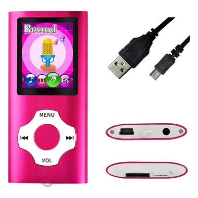 Lecteur MP4 avec micro SD de 64 go rose - Neuf