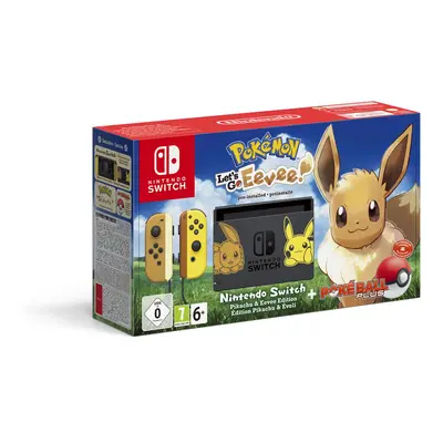 Switch & Pokémon: Let's Go, Evoli! - Console de jeux portables 15,8 cm (6.2 ) 32 Go Wifi Noir, J