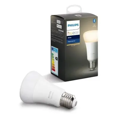 Ampoule connectée Philips Hue White - 9,5 W - E27 - Contrôle Bluetooth - Neuf