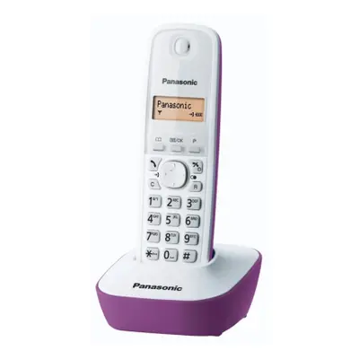 Panasonic KX-TG1611FRF téléphone Téléphone DECT Identification de l'appelant Violet, Blanc - Neu