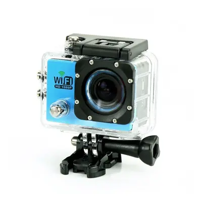 Camera Embarquée Sports Wi-Fi LCD Caisson Étanche Waterproof Full HD Bleue 8 Go YONIS - Neuf