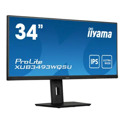 Iiyama ProLite XUB3493WQSU-B5 écran plat de PC 86,4 cm (34 ) 3440 x 1440 pixels UltraWide Quad H