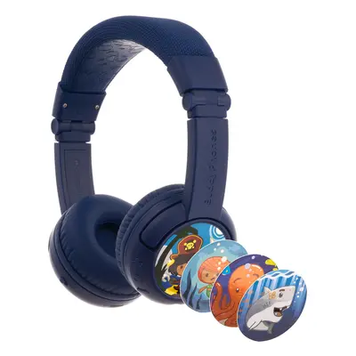 Casque Buddyphones PLAY + Bleu nuit - Neuf