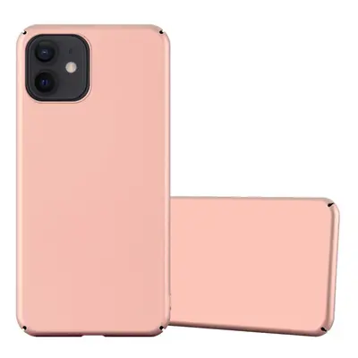 Coque pour Apple iPhone 12 / 12 PRO en METALLIC OR ROSE Hard Case Housse de protection Étui d'as