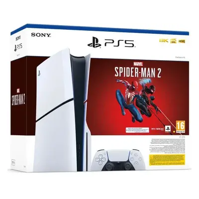 Pack PS5 Slim & Marvel's Spider-man 2 - Console de jeux PlayStation 5 Slim 1 To (Standard) - Exc