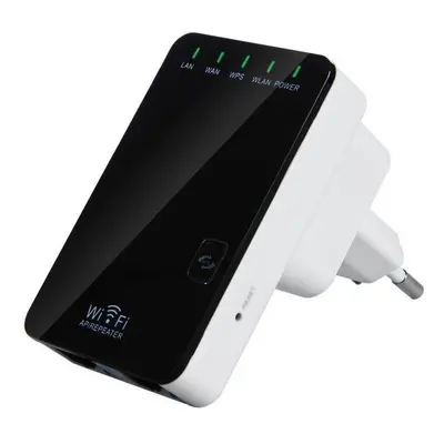 Amplificateur Wifi Répéteur Ethernet Rj45 Portable Routeur Sans Fil 300Mbps Noir YONIS - Neuf