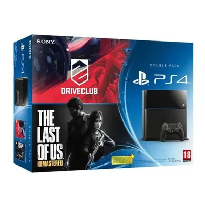 Console PS4 Noire + Driveclub + The Last of Us Remastered - Bon état