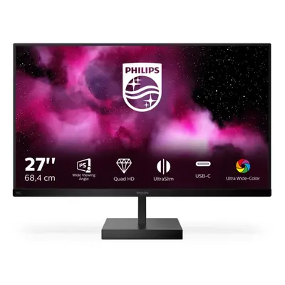 Philips C Line 276C8/00 écran plat de PC 68,6 cm (27 ) 2560 x 1440 pixels Quad HD LCD Noir - Neu