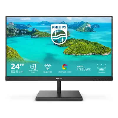 Philips E Line 245E1S/00 LED display 60,5 cm (23.8 ) 2560 x 1440 pixels 2K Ultra HD LCD Noir - N