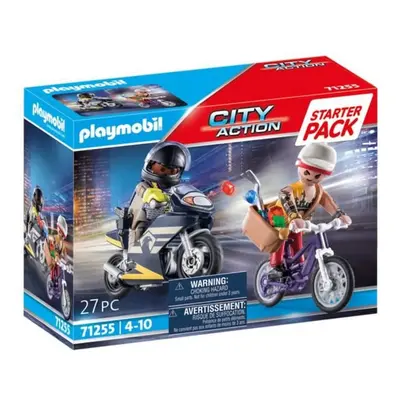 PLAYMOBIL - 71255 - City Action - Starter Pack Agent et voleur - Neuf