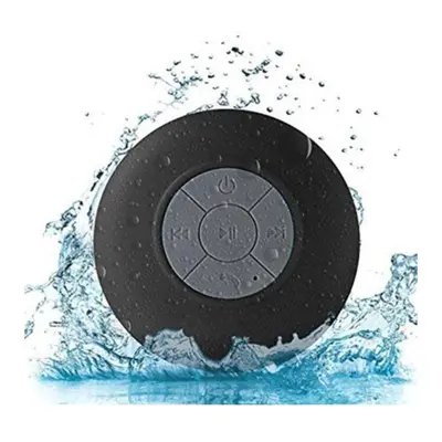 Enceinte Waterproof Bluetooth pour Smartphone Ventouse Haut-Parleur Micro Douche Petite (NOIR) -