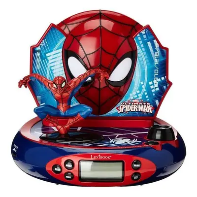 SPIDER-MAN Reveil projecteur avec effets sonores et veilleuse integree - Neuf