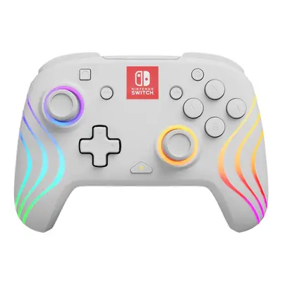 PDP Afterglow Wave Manette de jeu Nintendo Switch, Nintendo Switch OLED, Blanc - Neuf