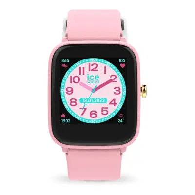 Montre Connectée ICE-WATCH Ice Smart pour Enfant avec Bracelet en Silicone (1,40 ) rose - Neuf