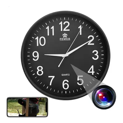 Horloge Murale Caméra Espion WiFi FHD 1080P Vidéosurveillance Android iOs YONIS - Neuf