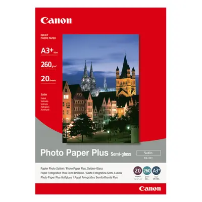 Canon Papier Photo Satiné A3 Plus SG-201 - 20 feuilles - Neuf