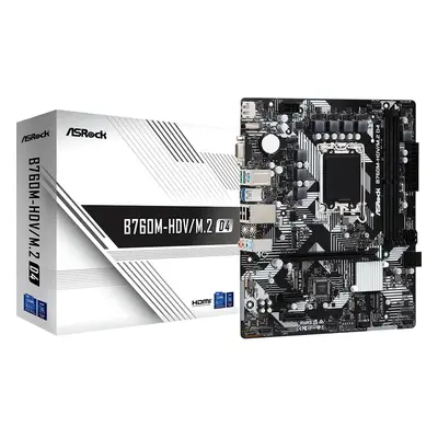 Asrock B760M-HDV/M.2 D4 Intel B760 LGA 1700 micro ATX - Neuf