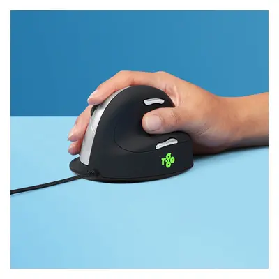 R-Go Tools R-Go HE Break Mouse, Souris ergonomique, Logiciel anti-RSI, Grand (Longueur de la mai