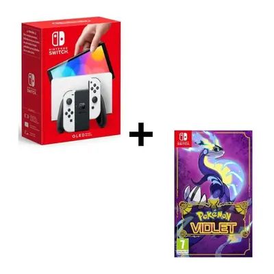 Switch OLED + Pokémon Violet console de jeux portables 17,8 cm (7 ) 64 Go Écran tactile Wifi Noi