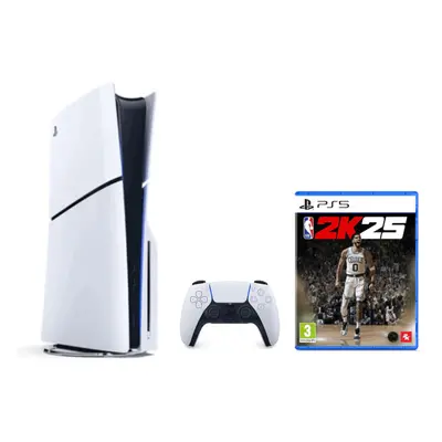 Pack PS5 Slim & NBA 2K25 - Console de jeux PlayStation 5 Slim 1 To (Standard) - Excellent état