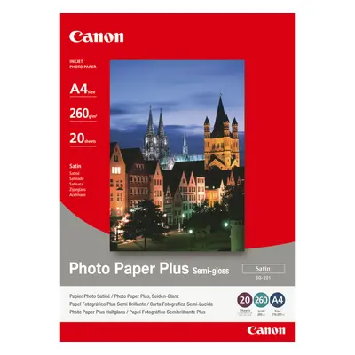 Canon Papier Photo Satiné A4 SG-201 - 20 feuilles - Neuf